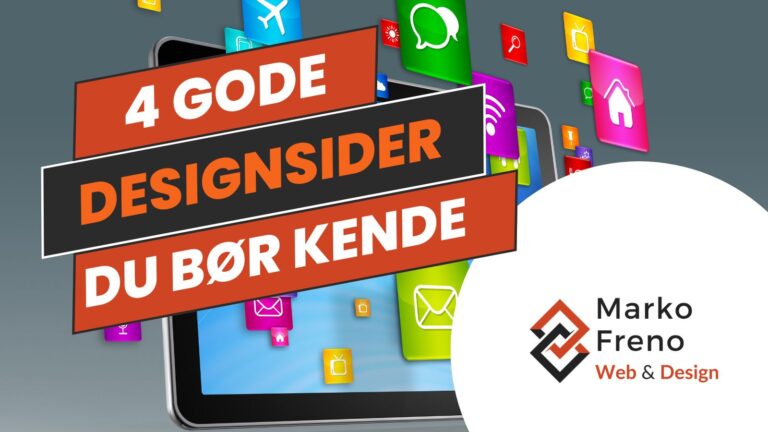 4 Gode designsider du bør kende