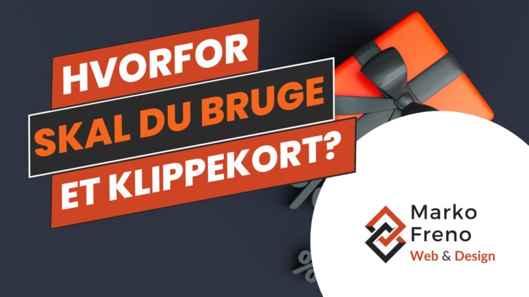 Hvorfor skal du bruge et klippekort