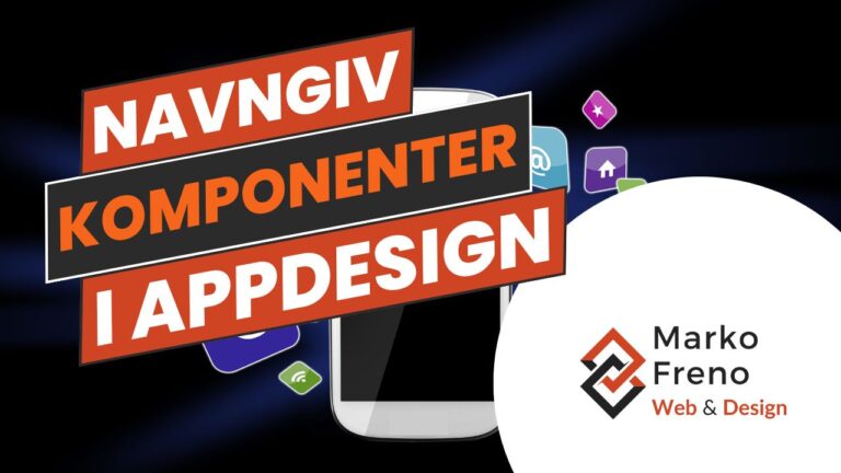 Komponenter i appdesign